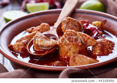 Carne Adobada in a bowl, close-up Carne Adobada in a bowl, close-up 44188998