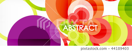 Circle composition abstract background - Stock Illustration [44189403 ...