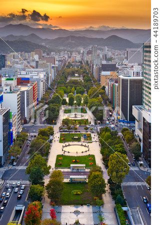 Sapporo, Japan Odori Park Cityscape 44189703