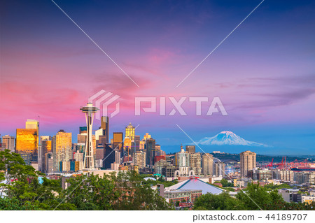 Seattle, Washington, USA Skyline 44189707