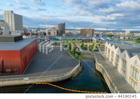 [青森縣青森市]青森灣地區早晨風景 44190145