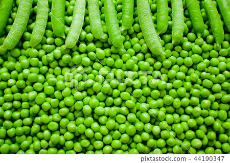Pea background, healthy food 44190347