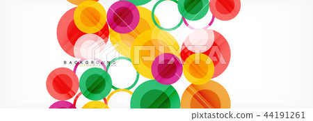Circle composition abstract background Circle composition abstract background 44191261