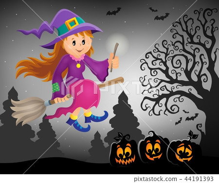 Cute witch theme image 7 44191393