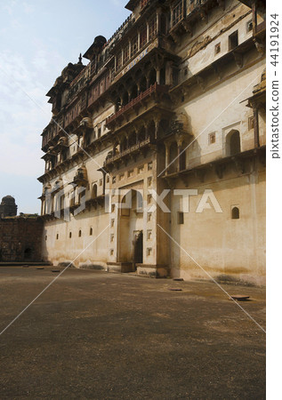 Exterior view of Datia Palace, Datia, MP, India Exterior view of Datia Palace, Datia, MP, India 44191924