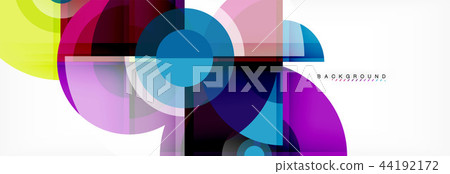 Abstract background bright circles geometric... - Stock Illustration ...