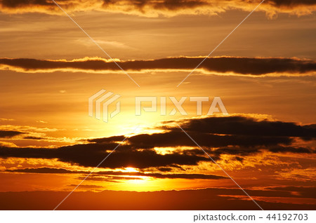 Clouds at sunset 44192703