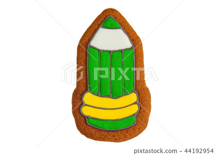 Gingerbread, cookies in the form of a pencil 44192954