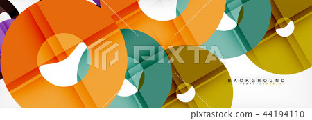 Geomtric modern backgrounds, rings abstract template Geomtric modern backgrounds, rings abstract template 44194110