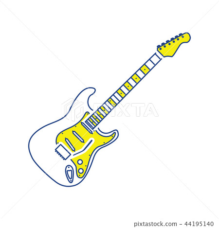 Electric guitar icon 44195140