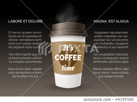 Takeaway coffee poster Takeaway coffee poster 44195560