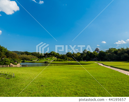 從後樂園看的岡山城堡 從後樂園看的岡山城堡 44195657