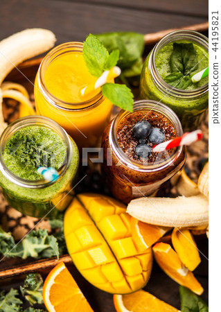 Assortment of smoothies Assortment of smoothies 44195821