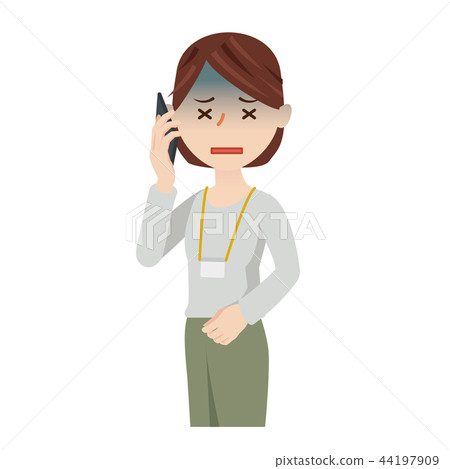 Business Woman Casual Business Woman Smartphone Business Woman Casual Business Woman Smartphone 44197909
