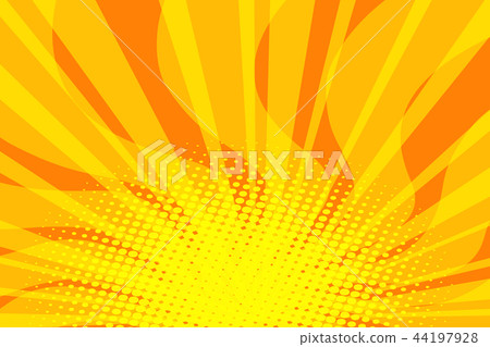 yellow Sunny pop art background yellow Sunny pop art background 44197928