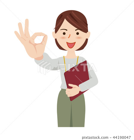 Business Woman Casual Office Casual Staff 44198047