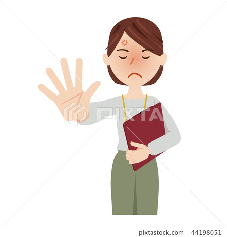 Business Woman Casual Office Casual Staff Business Woman Casual Office Casual Staff 44198051