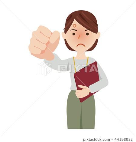 Business Woman Casual Office Casual Staff Business Woman Casual Office Casual Staff 44198052