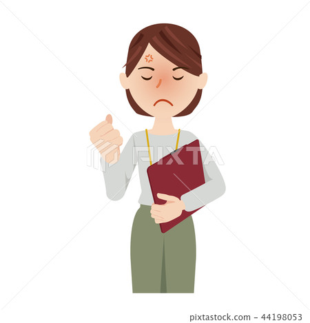 Business Woman Casual Office Casual Staff Business Woman Casual Office Casual Staff 44198053