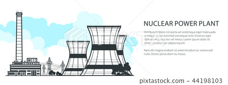 Thermal Power Station Banner 44198103