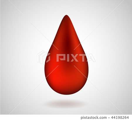 Blood drop vector illustration. Isolated blood Blood drop vector illustration. Isolated blood 44198264