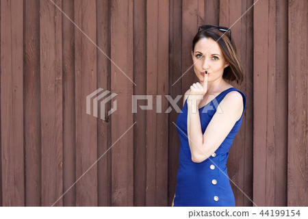 girl posing in the street girl posing in the street 44199154