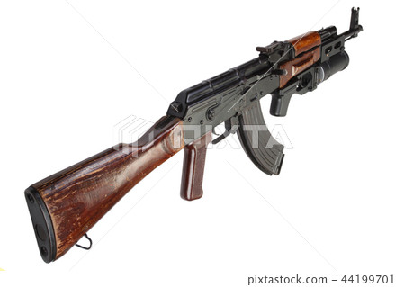 Kalashnikov AK 47 with 40mm GP-25 grenade launcher Kalashnikov AK 47 with 40mm GP-25 grenade launcher 44199701