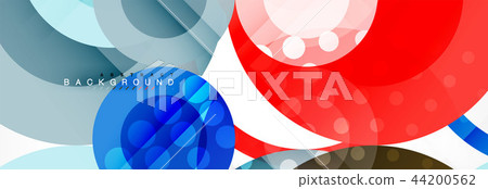 Circle composition abstract background 44200562