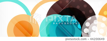 Circle composition abstract background Circle composition abstract background 44200649
