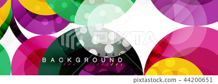 Overlapping circles design background Overlapping circles design background 44200651