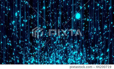 Many different vertical lines with sparkles in space - modern abstraction, computer generated Many different vertical lines with sparkles in space - modern abstraction, computer generated 44200719