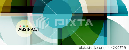 Vector fantastic circle modern geometric background template Vector fantastic circle modern geometric background template 44200729