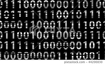 3d Illustration Of Binary Background, Binary... - Stock Illustration ...