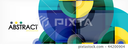 Abstract background bright circles geometric design Abstract background bright circles geometric design 44200904