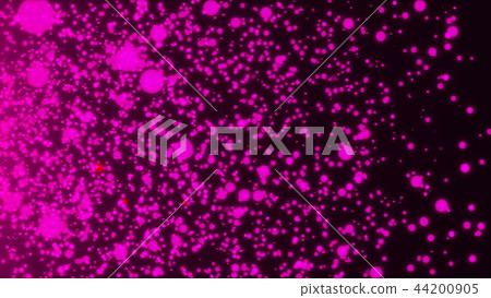 Many abstract small violet particles in space, computer generated abstract background, 3D rendering Many abstract small violet particles in space, computer generated abstract background, 3D rendering 44200905