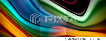 Rainbow fluid abstract shapes, liquid colors design, colorful marble or plastic wavy texture Rainbow fluid abstract shapes, liquid colors design, colorful marble or plastic wavy texture 44201618