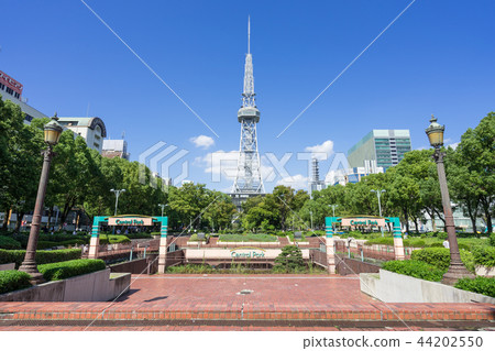 Nagoya Cityscape Chubu Electric Power MIRAI TOWER (TV Tower) and Central Park 44202550