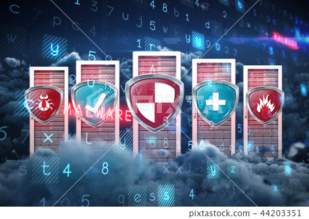 Composite image of virus background Composite image of virus background 44203351