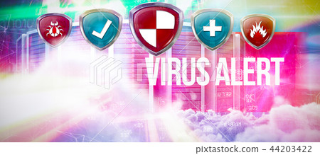 Composite image of digitally generated image of storm clouds Composite image of digitally generated image of storm clouds 44203422