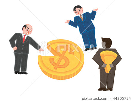 Various criminal issues vector illustration. isolated on white background. 003 44205734