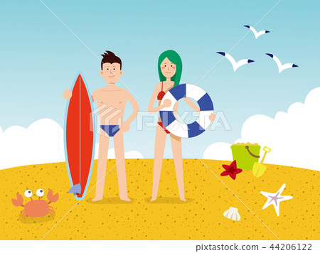 Summer concept illustration 12 44206122