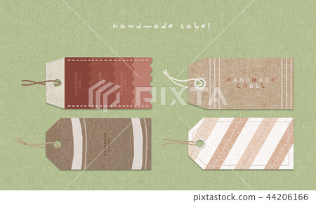 Handmade paper label 07 - Stock Illustration [44206166] - PIXTA