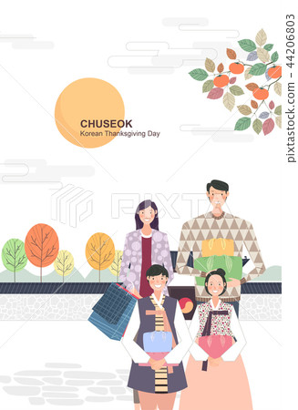 Korean Holiday Promotion Vector Illustration 03 Korean Holiday Promotion Vector Illustration 03 44206803