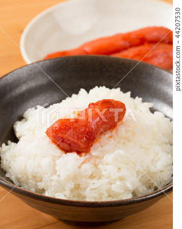 Mentaiko and salmon rice Mentaiko and salmon rice 44207530