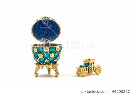 Faberge eggs. Decorative ceramic easter egg. Faberge eggs. Decorative ceramic easter egg. 44208237