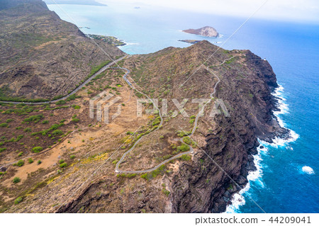 《Hawaii》 Makapuu Trail Honolulu 《Aerial photography》 44209041