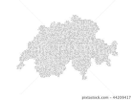 Abstract map of the Switzerland created 44209417