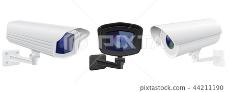 CCTV security camera. Set of surveillance devices CCTV security camera. Set of surveillance devices 44211190