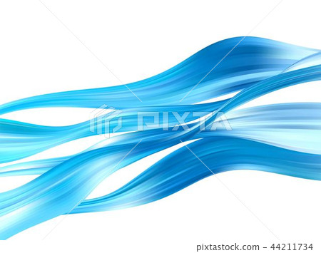 Blue color water Abstract smooth wave. Curve flow motion. Vector illustration Blue color water Abstract smooth wave. Curve flow motion. Vector illustration 44211734
