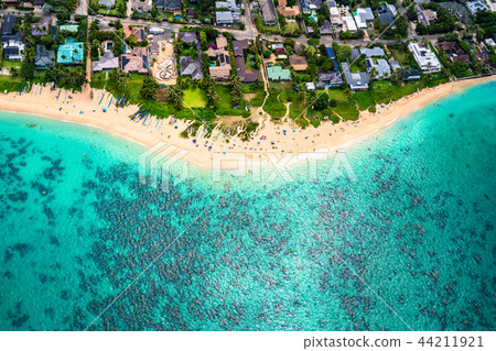 "Hawaii" Lanikai Beach, Oahu "Aerial Photography" 44211921
